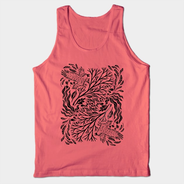 birds in the forest Tank Top by MatthewTaylorWilson